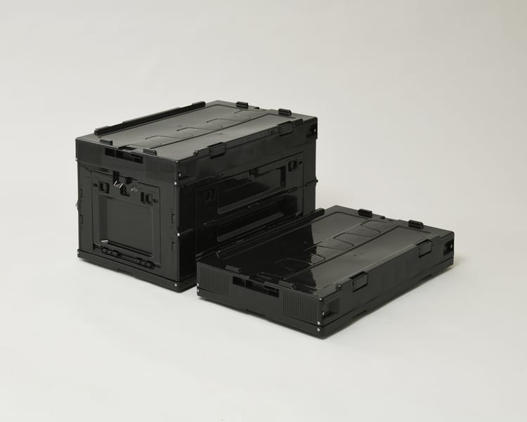 積み上げた状態でも荷物を取り出せるコンテナボックスがテントファクトリーから登場『Dコン ボックス 50』 | CAMPLOG GEAR