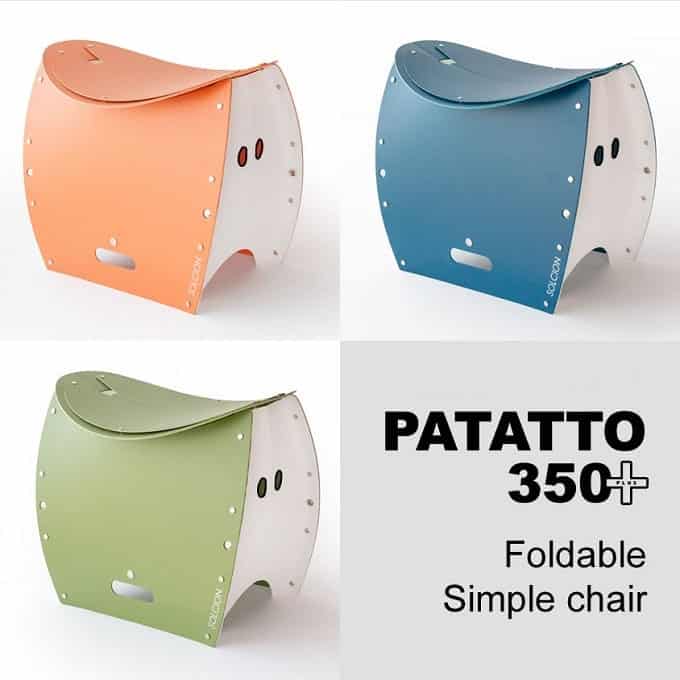 折り畳めるイスPATATTOから、”イス/ゴミ箱/簡易トイレ”の3Way利用できる『Patatto 350+』が登場！ | CAMPLOG GEAR