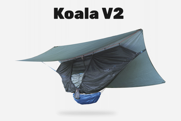 爆売れしたハンモックcrua Koalaの最新版 Crua Koala V2 がindiegogoに登場 Camplog Gear
