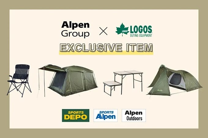 キャンプデビューにぴったりなテント・テーブル・チェアがLOGOS×Alpen 